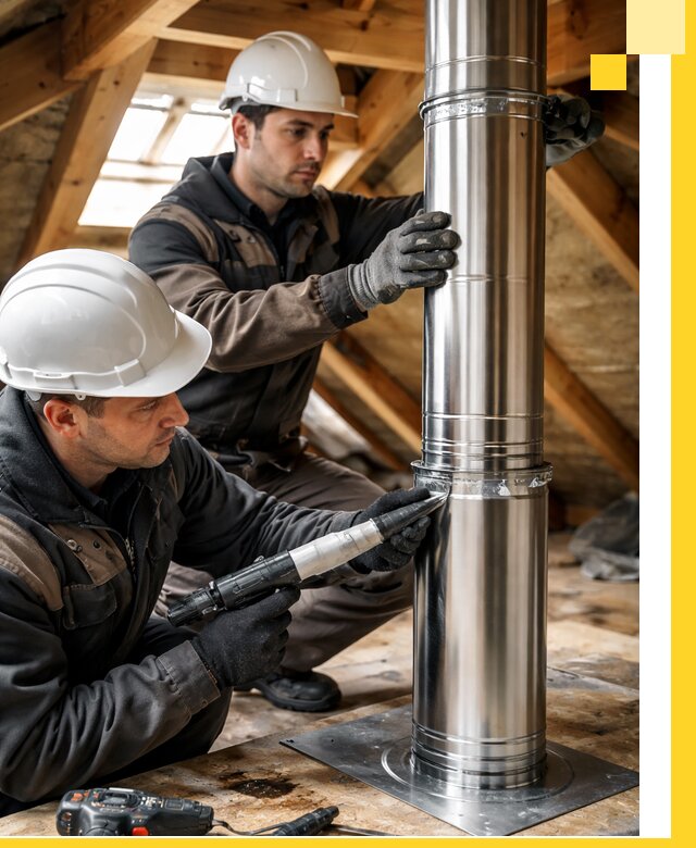 Монтаж дымоходов для каминов в Армавире с гарантией качества