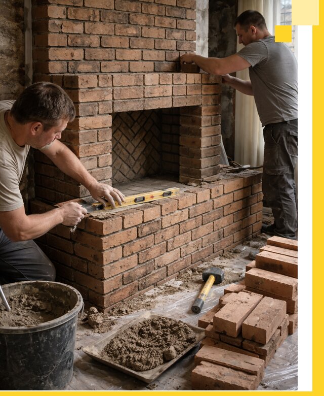 Изготовление и установка кирпичных каминов в Армавире