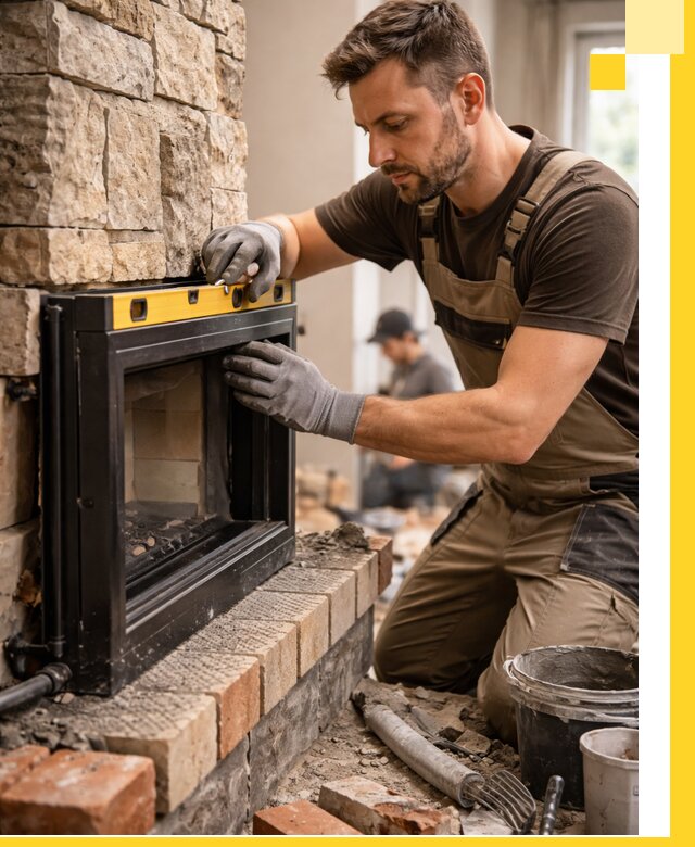 Дровяные камины под ключ в Армавире: монтаж, обустройство