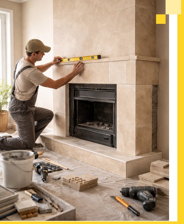 Установка и монтаж каминов в частном доме под ключ в Армавире