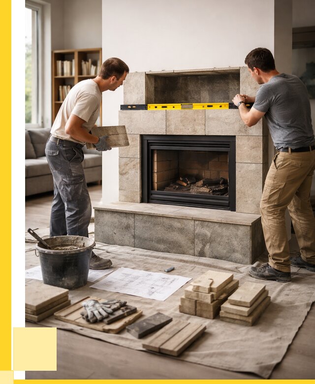 Монтаж каминов и установка в Армавире от 45590 р. | ЭриданРмв