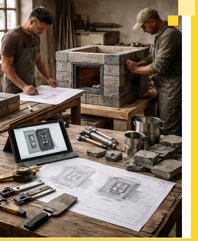 Разработка проектов печей с согласованием и монтажом в Армавире