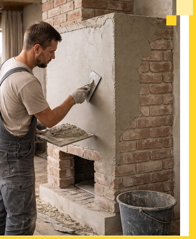 Отделка печей и облицовка каминов в Армавире под ключ