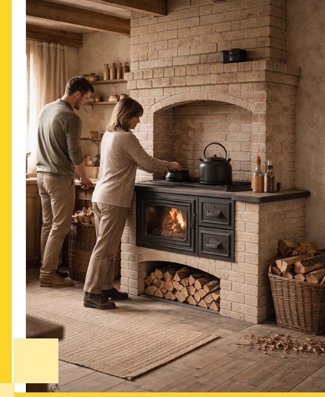 Печи с плитой в Армавире от 45590 р. | ЭриданРмв — кирпичная печь