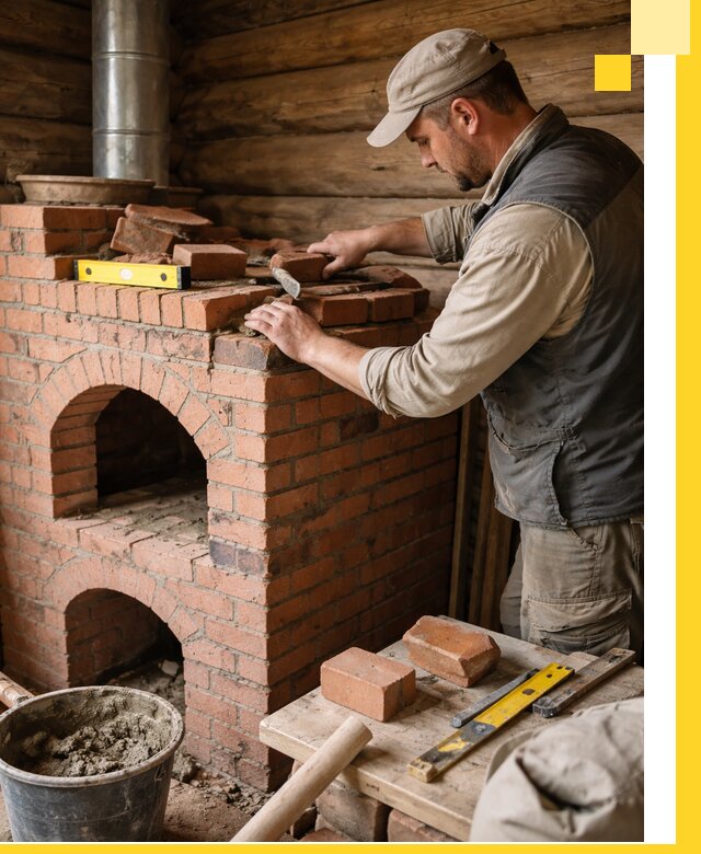 Изготовление и установка русских печей в Армавире под ключ