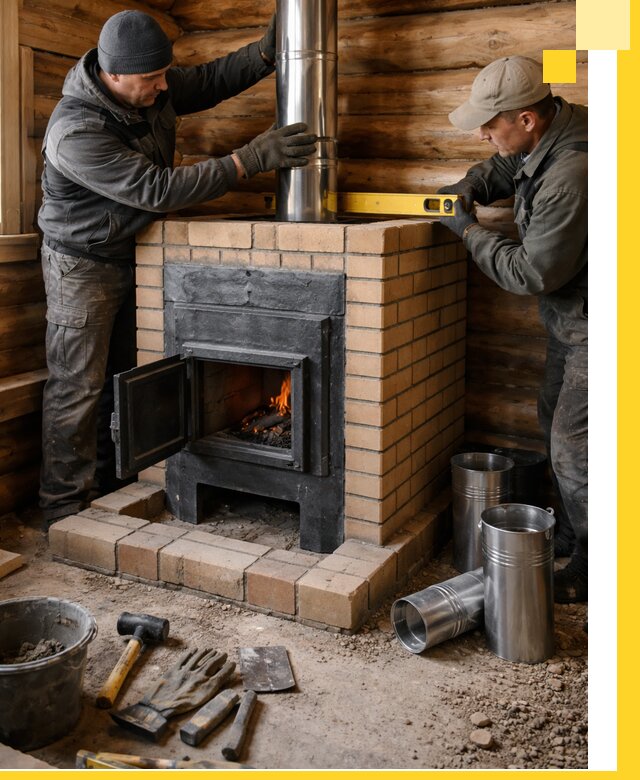 Проектирование, изготовление и установка банных печей в Армавире