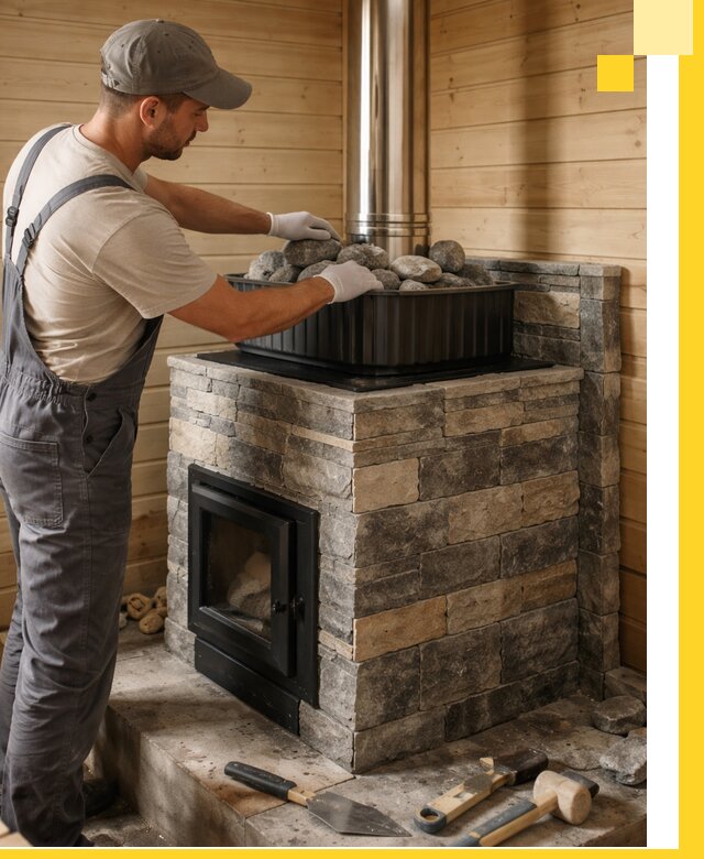 Печи для парной в Армавире, производство, монтаж и обслуживание