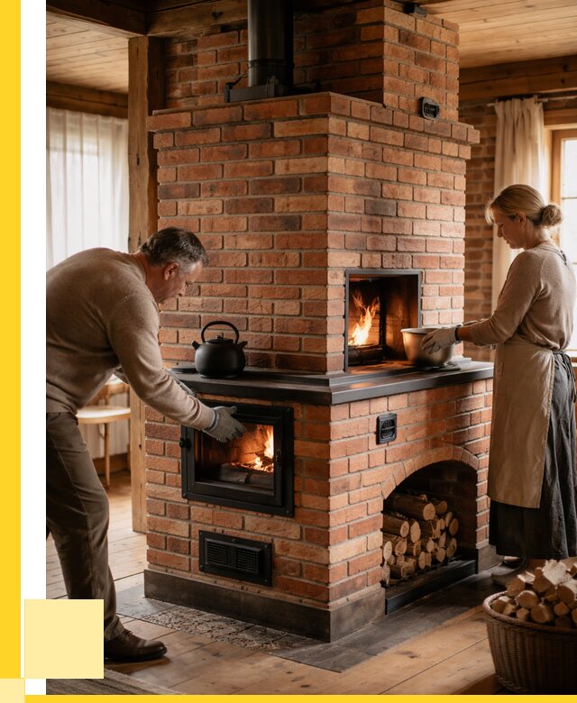 Печи для загородного дома под ключ в Армавире от 81048 р. | ЭриданРмв