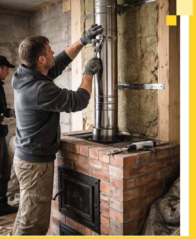 Изготовление и монтаж печей и дымоходов под ключ в Армавире