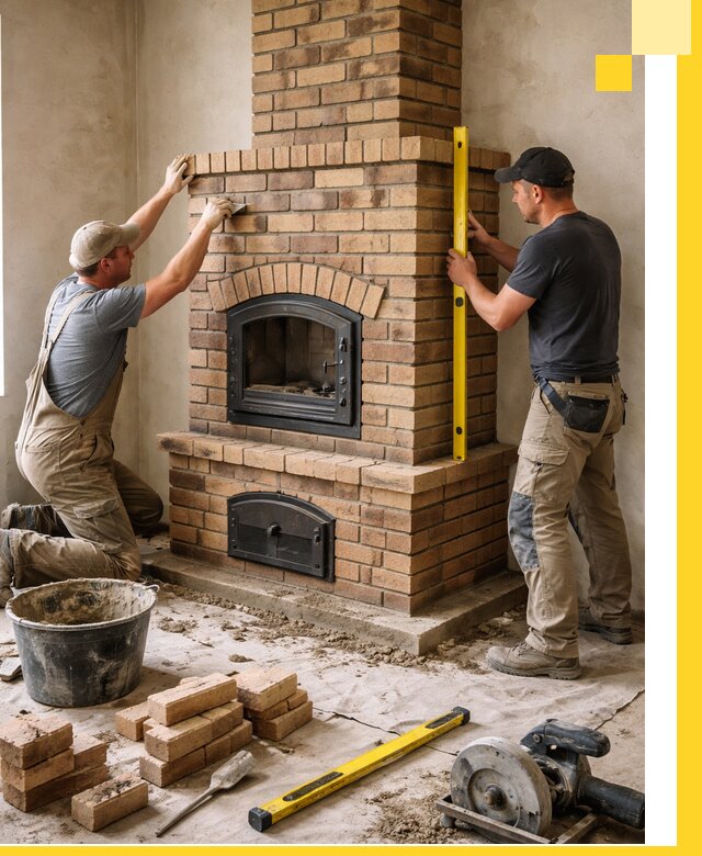 Продажа и установка печей и каминов для дома под ключ в Армавире