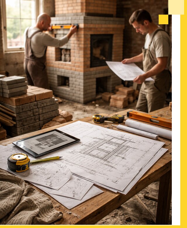 Проекты печей и каминов с индивидуальным дизайном в Армавире