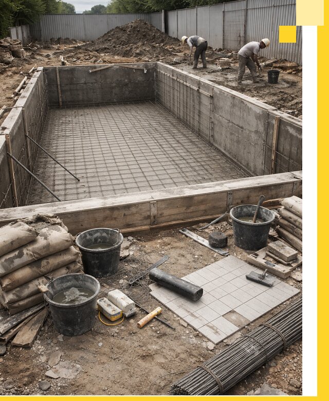 Строительство бассейнов под ключ в Армавире, дизайн и монтаж