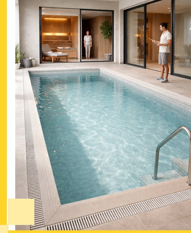 Отделка бассейна пленкой ПВХ в Армавире от 3546 р. - ЭриданРмв