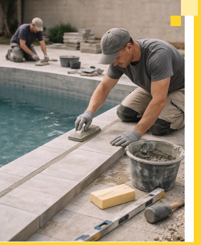 Отделка бассейнов в Армавире: декоративная отделка и гидроизоляция