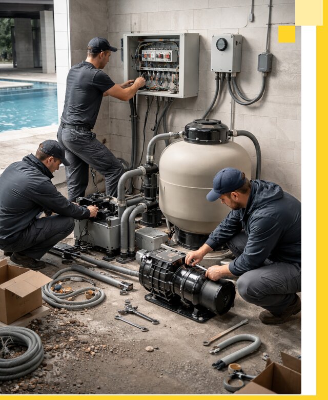 Профессиональный монтаж оборудования для бассейнов в Армавире