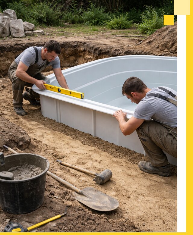 Производство и установка пластиковых бассейнов в Армавире под ключ