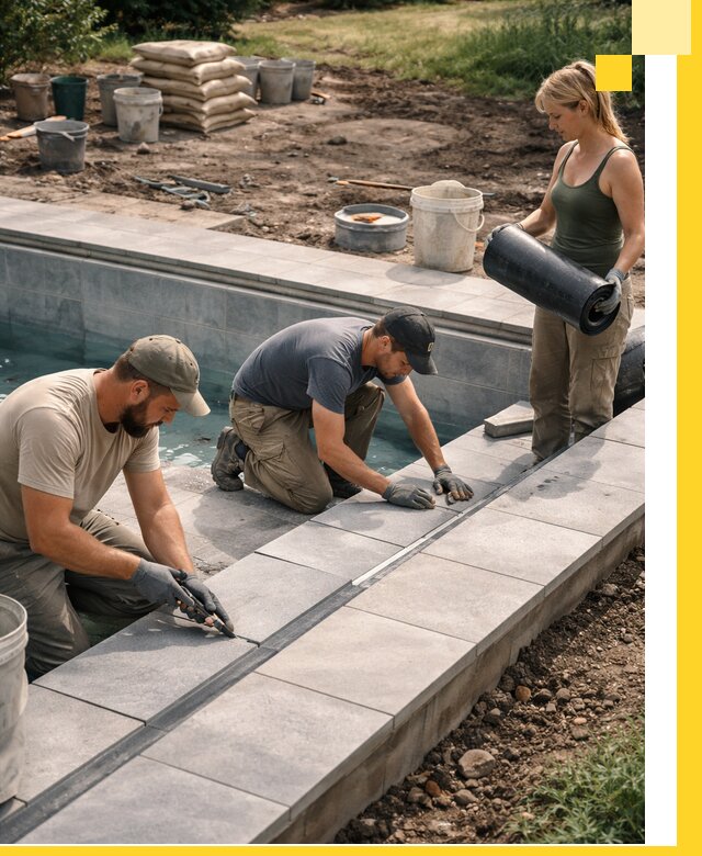 Строительство и монтаж уличных бассейнов под ключ в Армавире