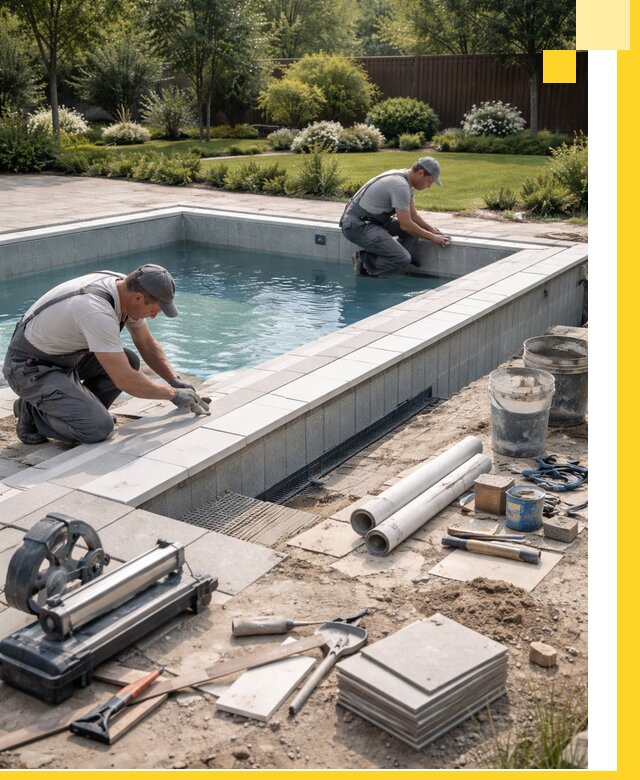 Строительство открытых бассейнов под ключ в Армавире профессионально