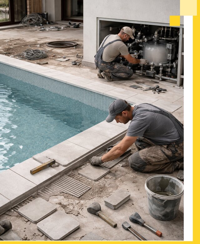 Строительство и монтаж бассейнов в коттедже в Армавире