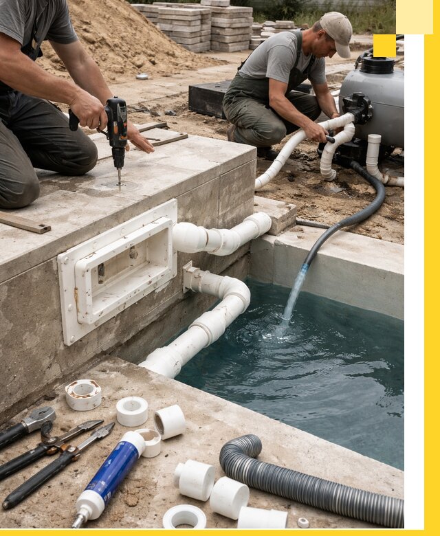 Строительство скиммерных бассейнов под ключ в Армавире