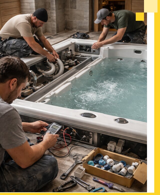 Гидромассажные бассейны под ключ в Армавире, дизайн и монтаж