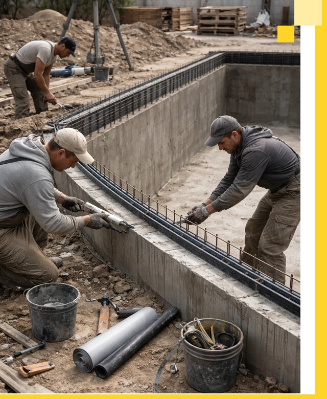 Качественный монтаж чаши бассейна в Армавире под ключ с гарантией