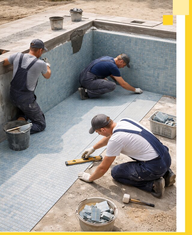 Укладка и установка плитки для бассейнов под ключ в Армавире