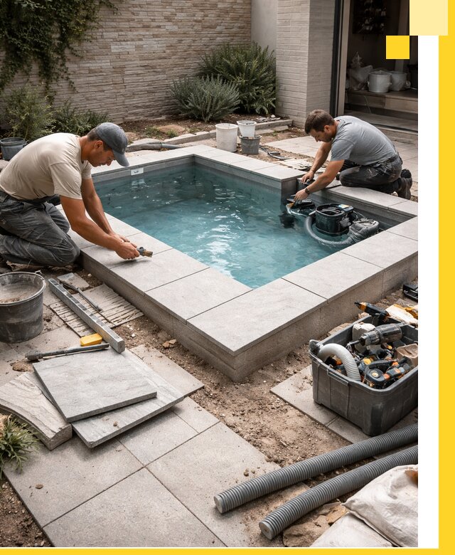 Мини бассейны под ключ в Армавире, дизайн и установка