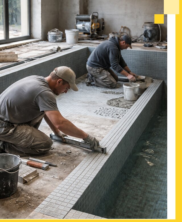 Строительство бассейна в частном доме в Армавире под ключ