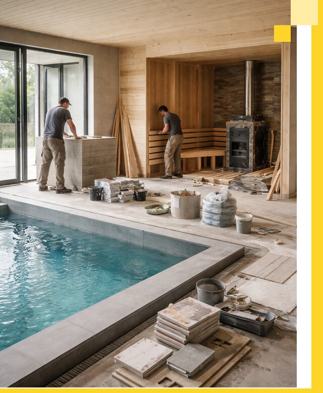 Проектирование и строительство бань с бассейном в Армавире