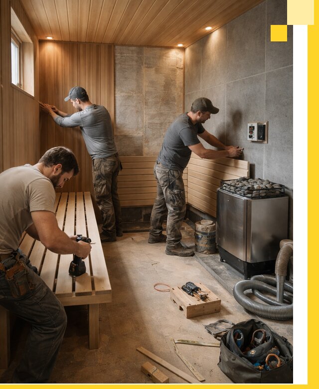 Сауны под ключ в Армавире, проектирование, строительство, отделка