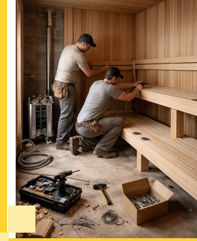 Монтаж саун под ключ в Армавире от 121572 р. | ЭриданРмв