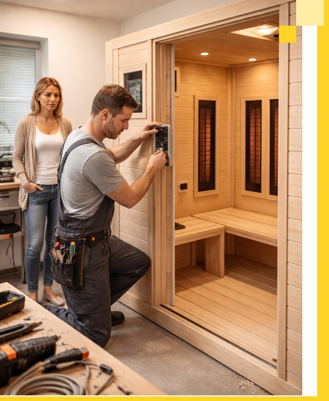 Инфракрасные сауны под ключ в Армавире продажа и установка