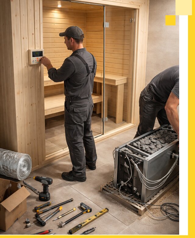 Поставка, установка и монтаж электрических саун в Армавире