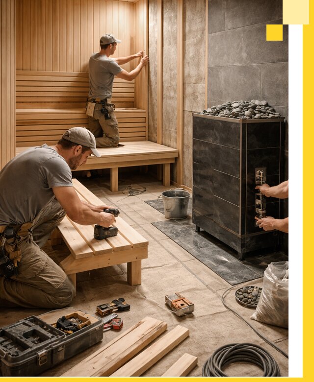 Дизайн и строительство интерьерных саун под ключ в Армавире