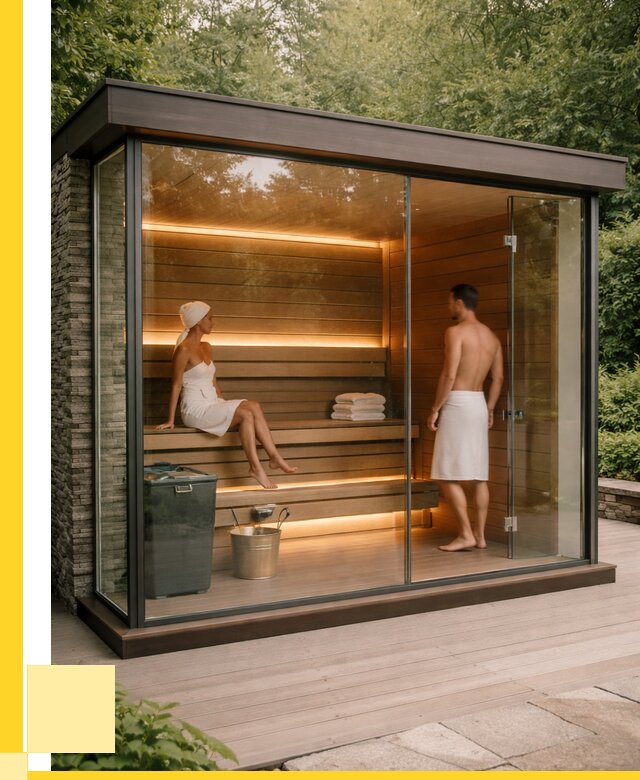 Сауна стеклянная и двери для сауны в Армавире от 253275 р. | ЭриданРмв