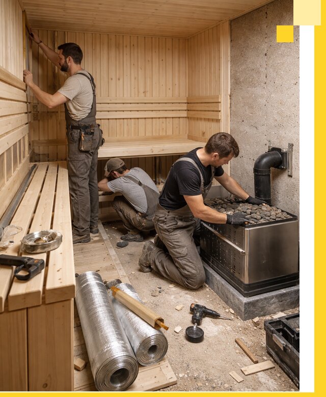 Индивидуальные сауны на заказ в Армавире под ключ, проект и монтаж