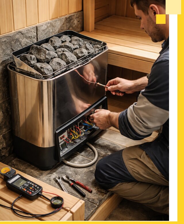 Продажа и установка электрокаменок для саун в Армавире