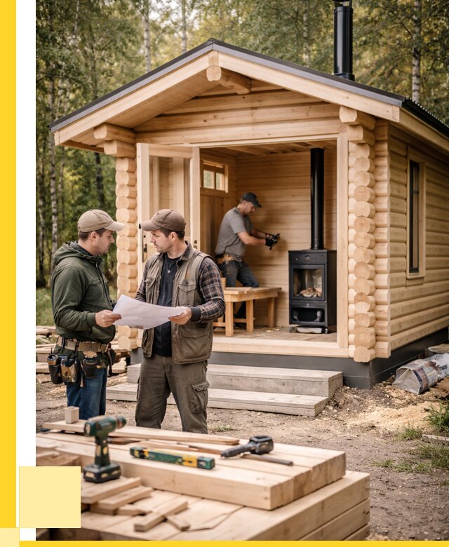 Монтаж бань под ключ в Армавире — от 202620 р. | ЭриданРмв