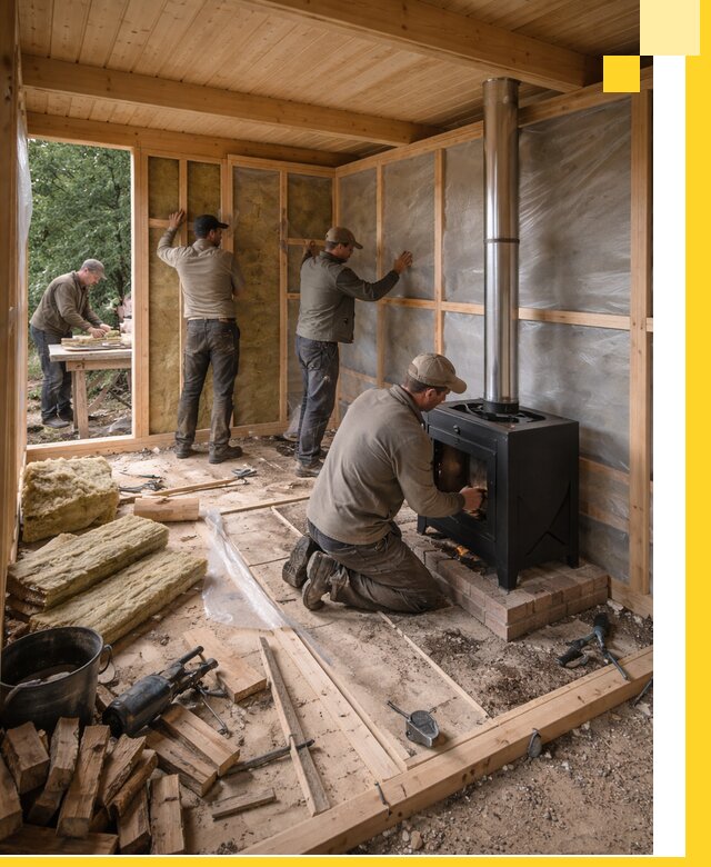 Профессиональный монтаж бань под ключ в Армавире для дома