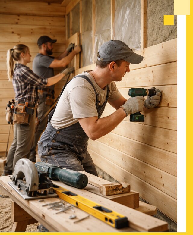 Обшивка бань под ключ в Армавире: отделка стен и потолков