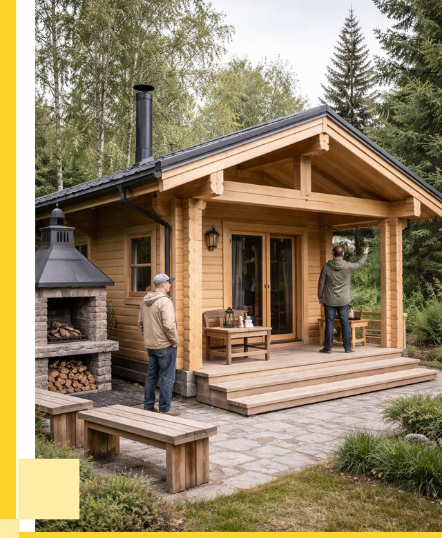 Деревянные бани под ключ в Армавире от 455895 р. | ЭриданРмв