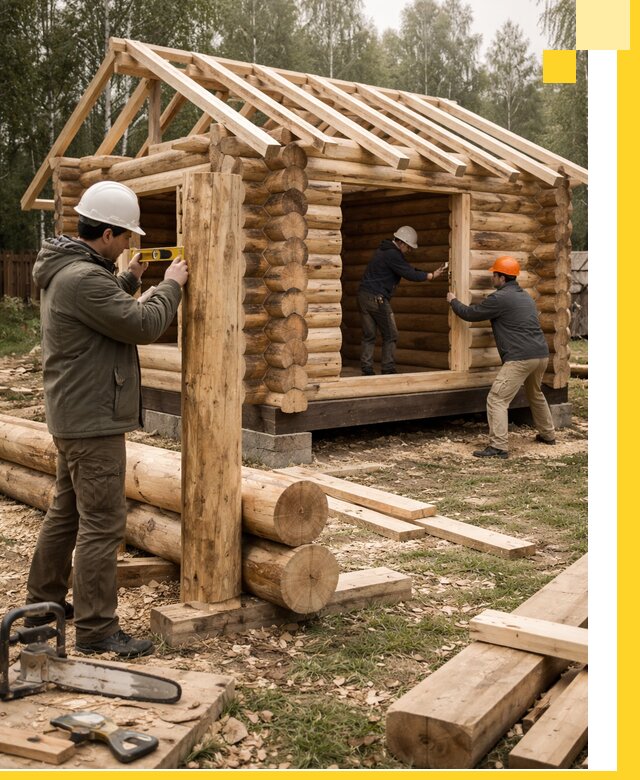 Строительство бань для дачи под ключ в Армавире с доставкой и монтажом