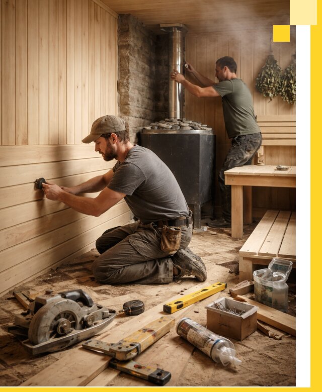 Полное строительство и оснащение парных под ключ в Армавире