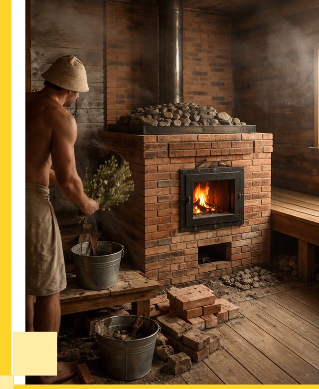 Кирпичные банные печи в Армавире от 91179 р. | ЭриданРмв