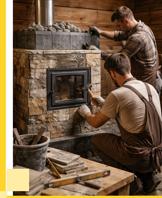 Облицовка банной печи в Армавире от 15197 р. | ЭриданРмв