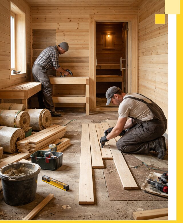 Индивидуальный проект бани с комнатой отдыха под ключ в Армавире