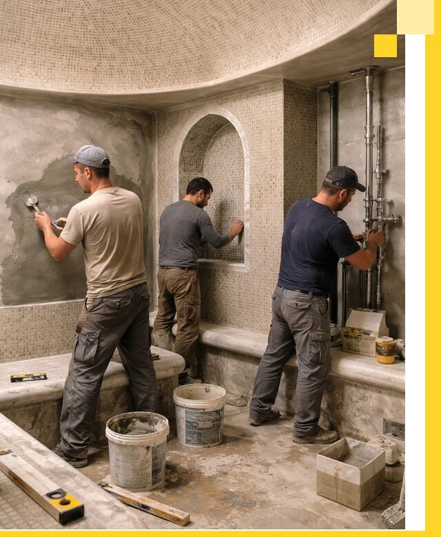 Профессиональный монтаж хамамов под ключ в Армавире с гарантией