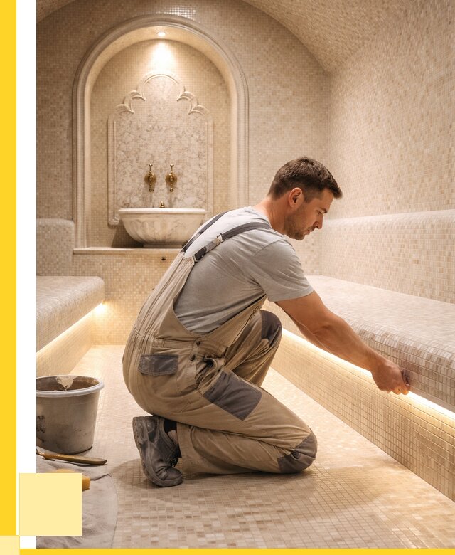 Отделка хамамов под ключ в Армавире от 5572 р. | ЭриданРмв