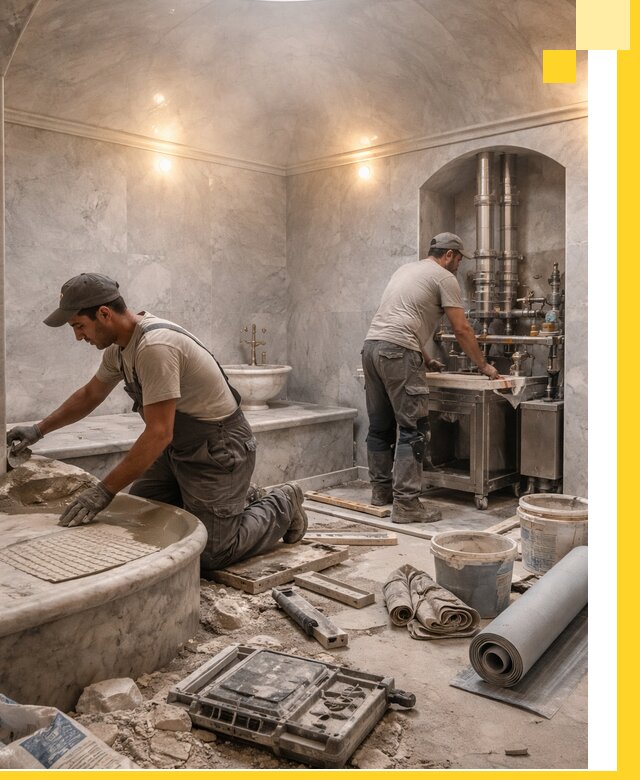 Строительство турецких бань хаммам под ключ в Армавире